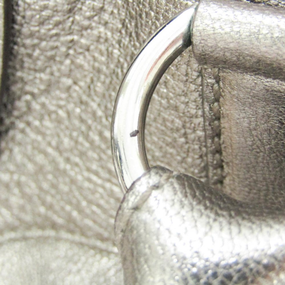 Salvatore Ferragamo Gancini AU-21/5370 Women's Leather Handbag Bronze - Picture 7 of 14